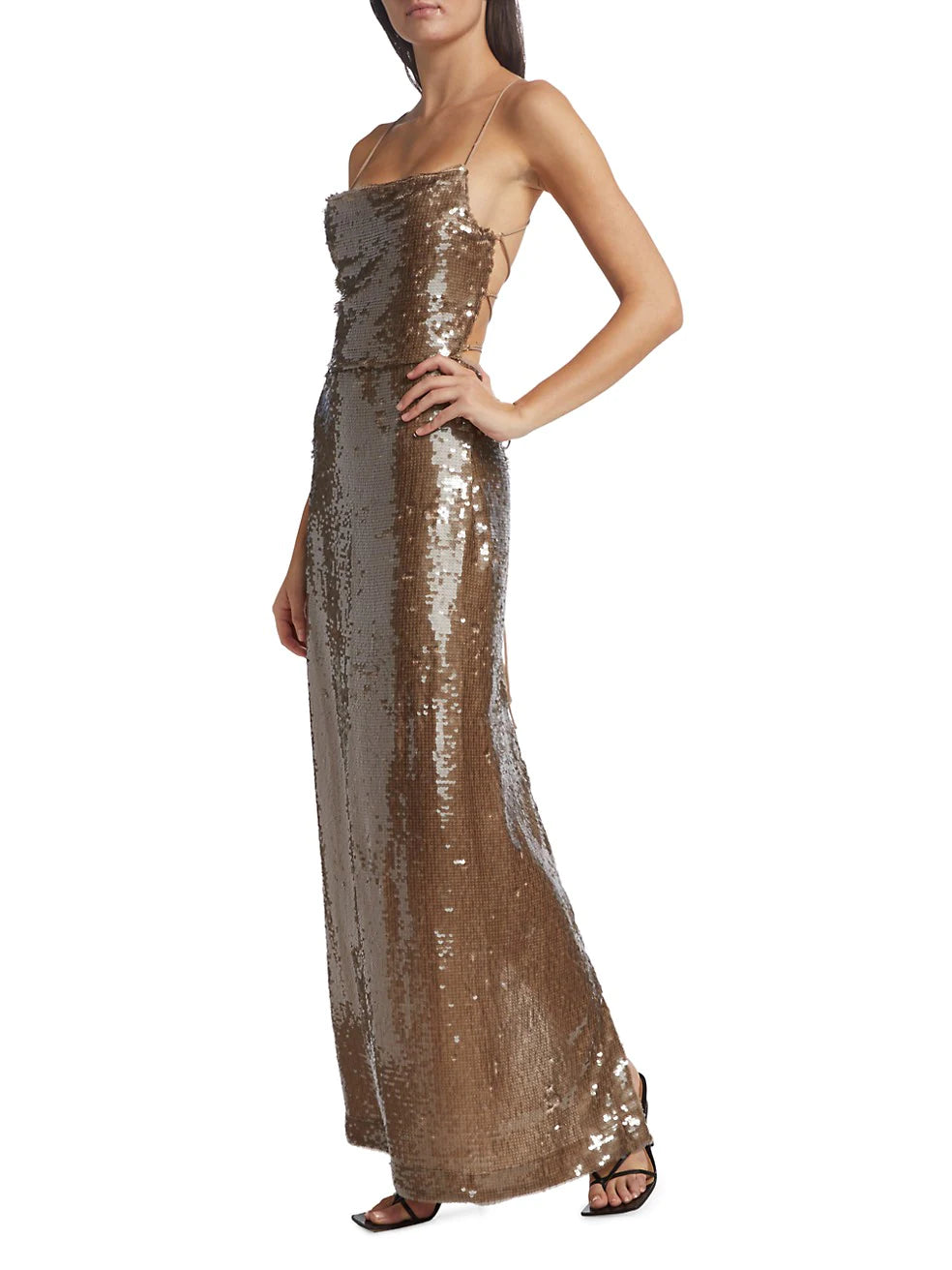 Mili Sequined Maxi Dress