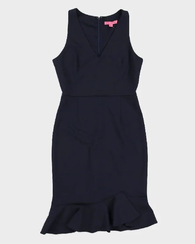 Betsey Johnson Navy Midi Dress - S