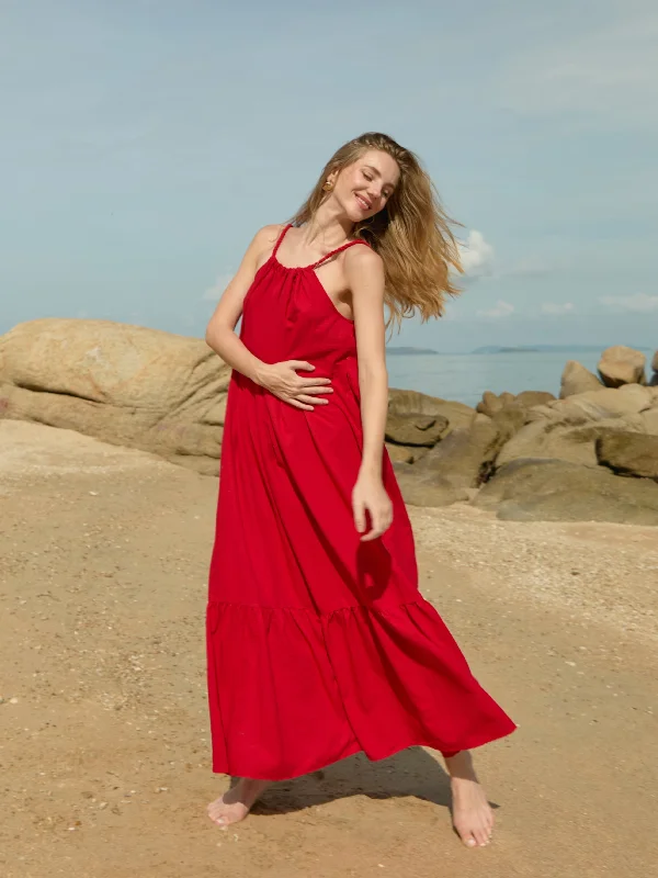 Olivia Maxi Dress - Red