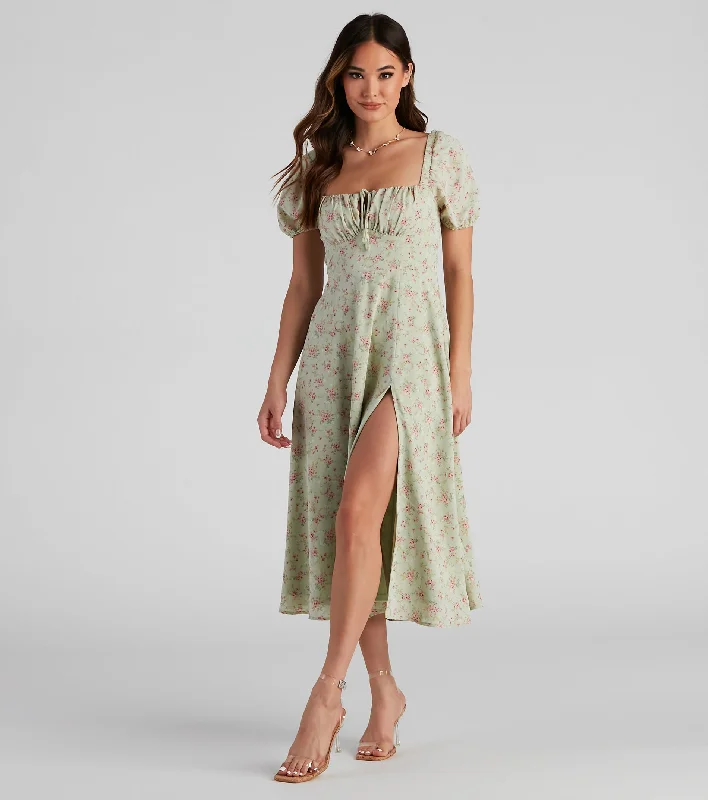 Breezy Weekend Vibes Floral Dress