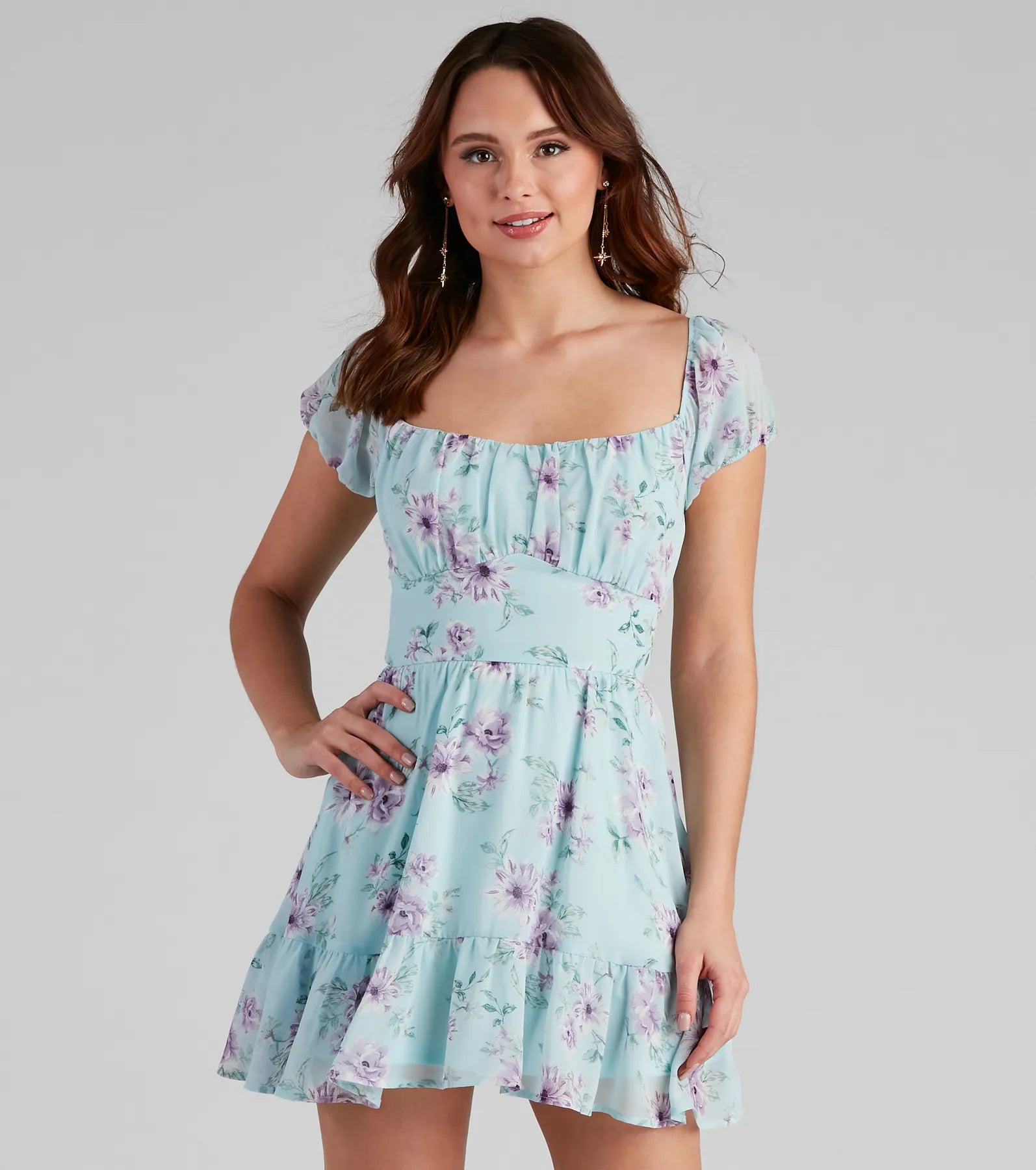 Flower Power Skater Dress