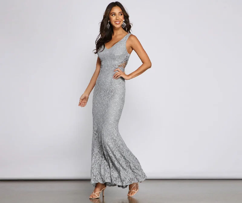 Rosalia Formal Lace Mermaid Dress