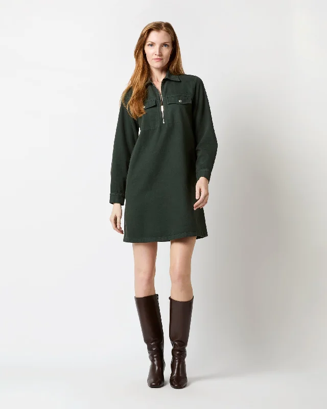 Felicity Dress in Dark Green