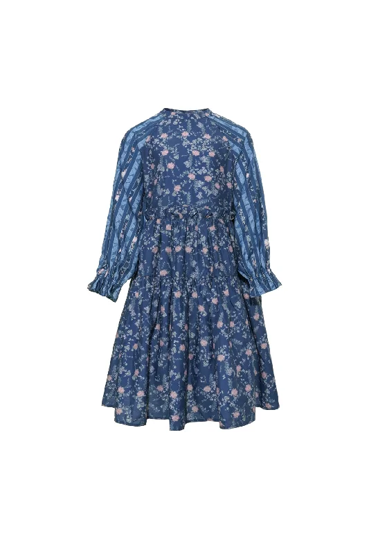 Yuri Kids Dress - Eternal Blue