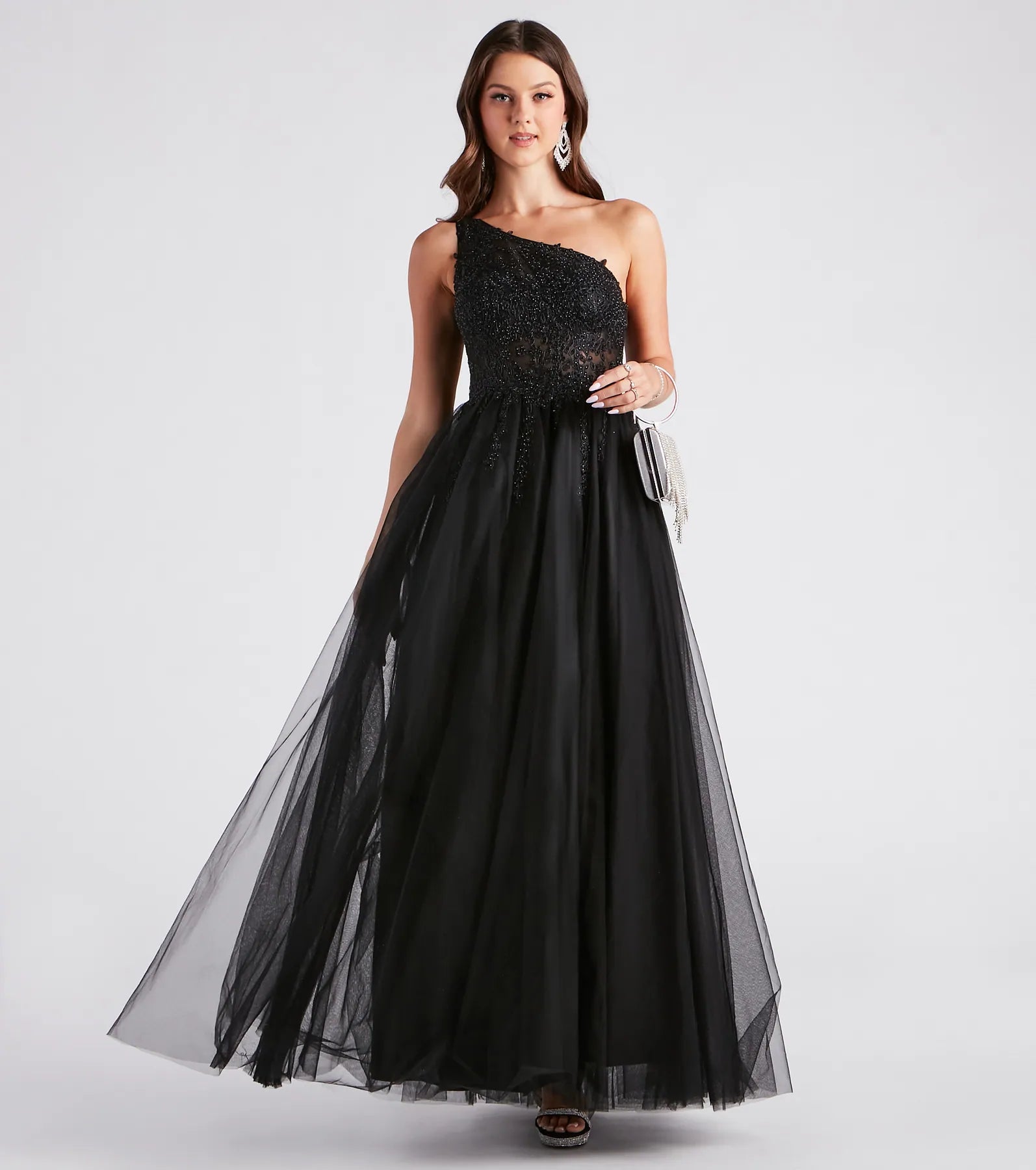 Julissa Lace Tulle A-Line Ball Gown