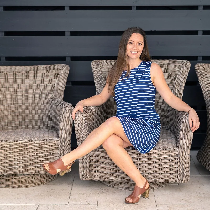 Navy Stripe Dress