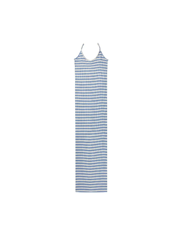 NPS Strap Dress Broadway, Light Blue/Ecru