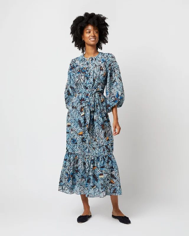 Iona Dress in Morning Glory