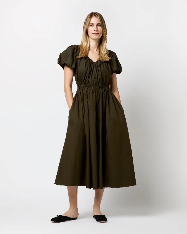 Vika Dress in Militaire